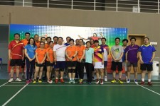 國隆化工VS中冶天工羽毛球友誼賽精彩結(jié)束